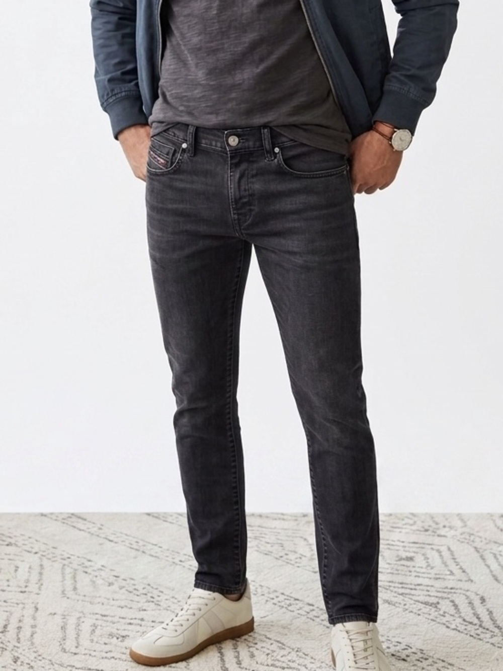 Diesel D-STRUKT Slim Black Stretch Jeans 29x32 0091I